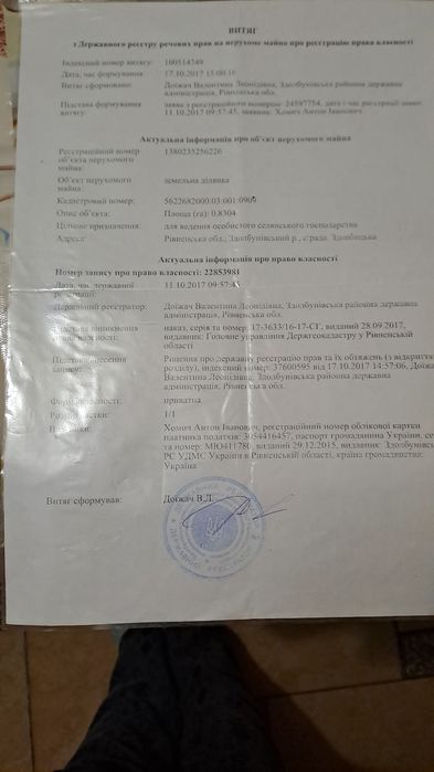 Терміново продається земельна ділянка в с Здовбиця