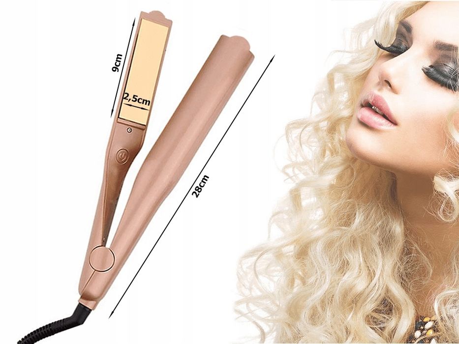 Prostownica do włosów lokówka ceramiczna 2w1 TWIST