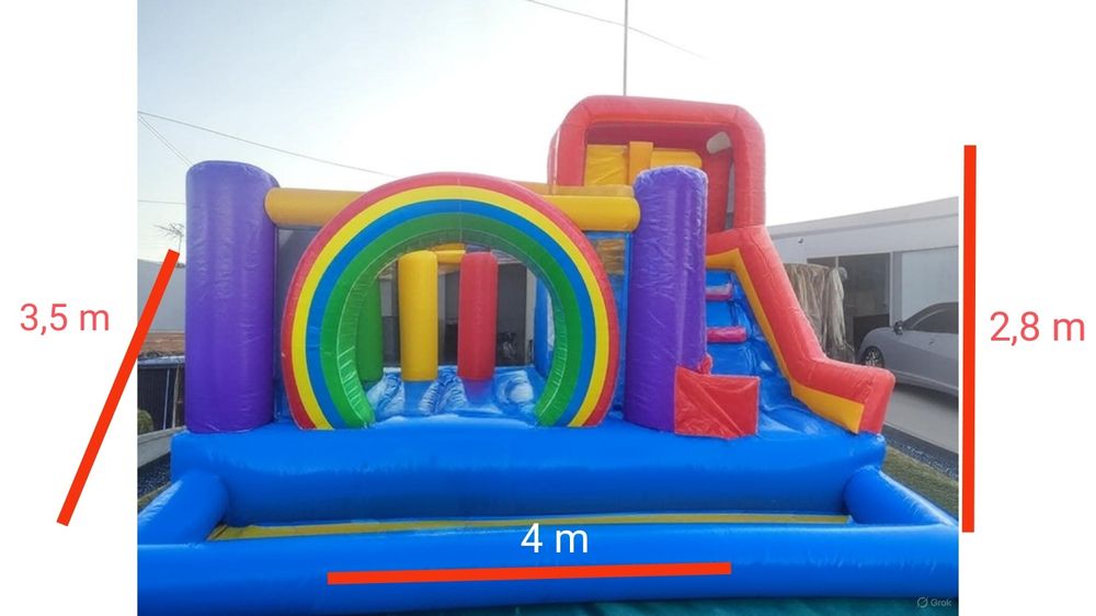 Insuflável para alugar