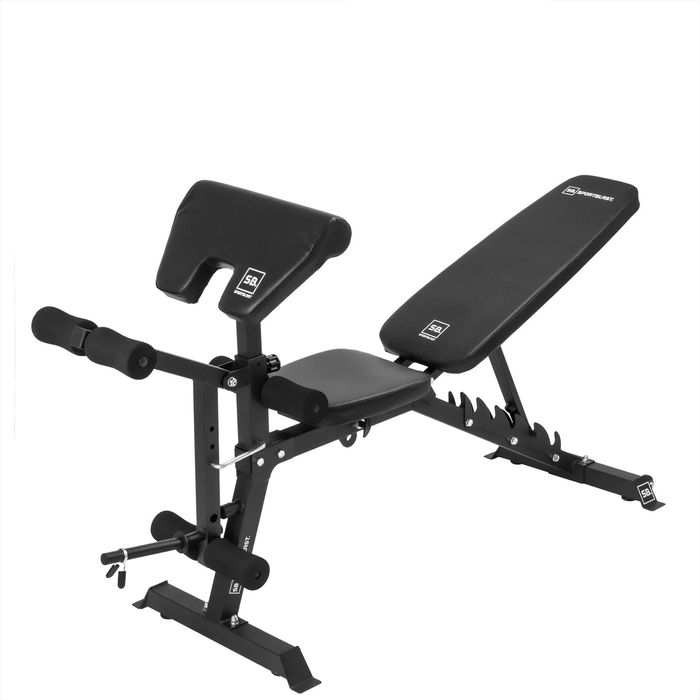 Ławka treningowa regulowana płaska skos góra modlitewnik SB-RO GD