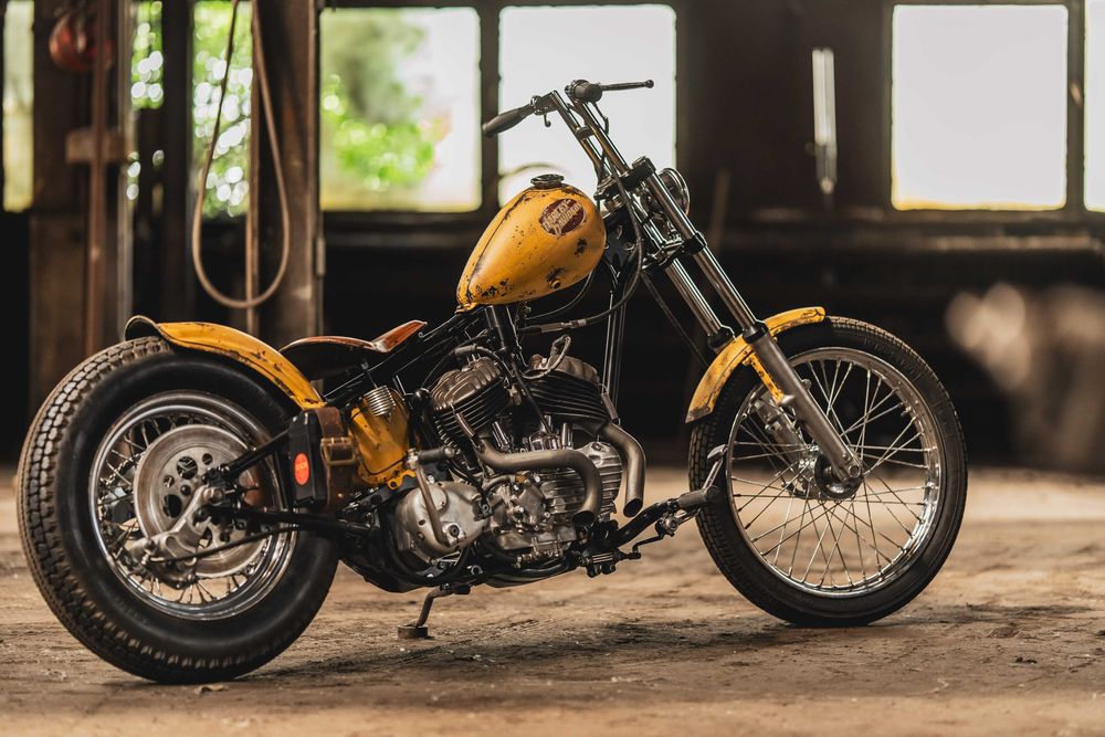 Harley Davidson WL Custom OldBanana WLA Chopper