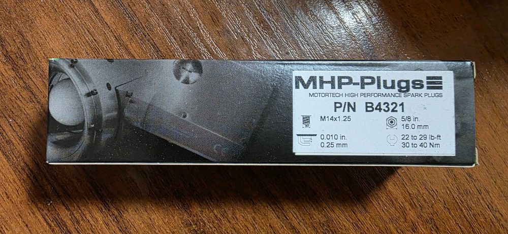 Свічки Motortech MHP-Plugs B4321 для газового генератора
