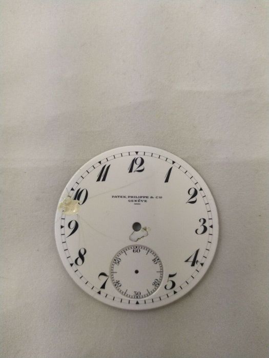 Patek Philippe Enamel Pocket Watch Dial