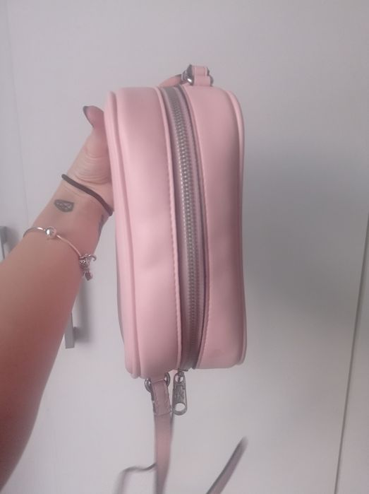 Calvin Klein torebka nowa pudrowy róż