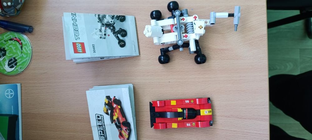 Машинка и марсоход Lego набор из 2 машин