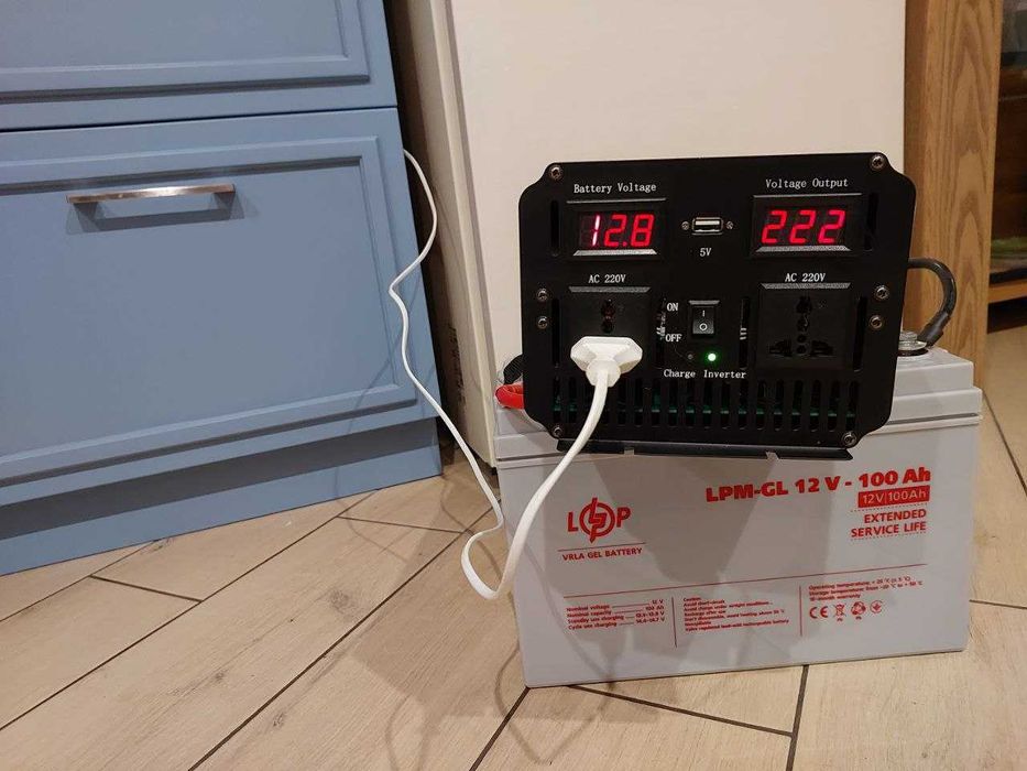 Преобразователь с функцией заряда 12v 7200 вт Безперебійник Інвертор