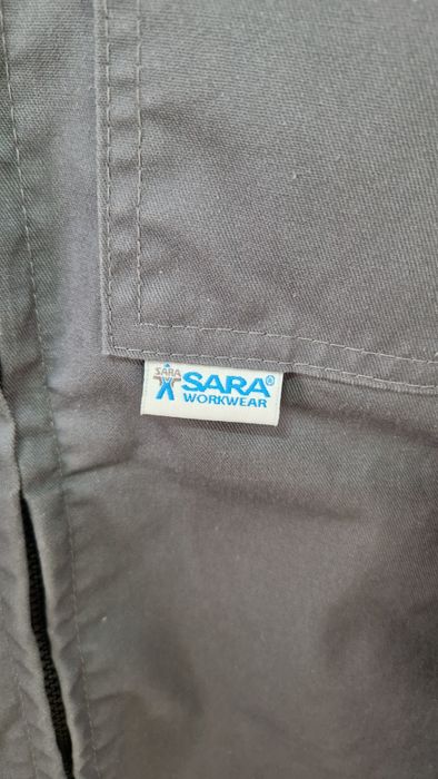 Bluza męska robocza SARA skipper  szaro czarna