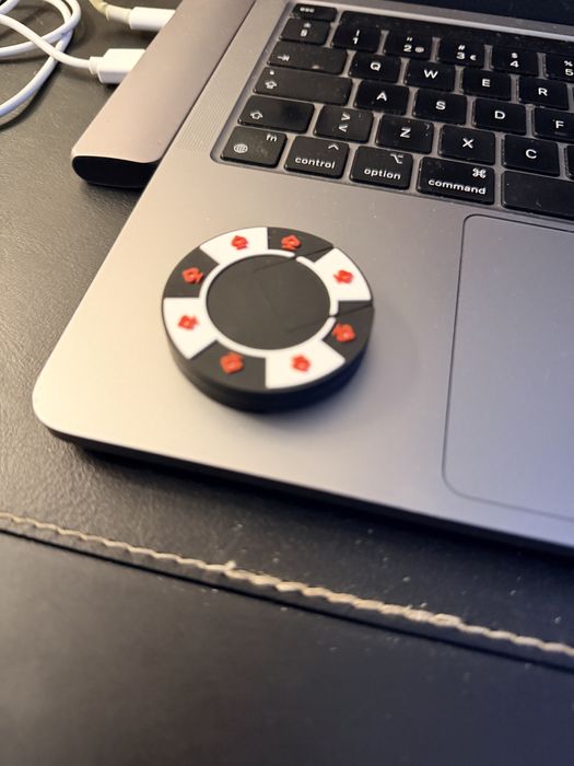 Pen USB 128gb em forma de ficha de casino