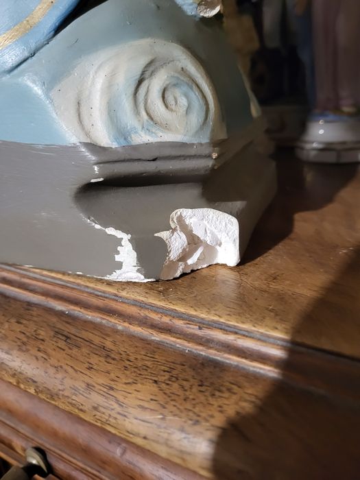 Stara duża figura Matki Bożej Maryja Niepokalana