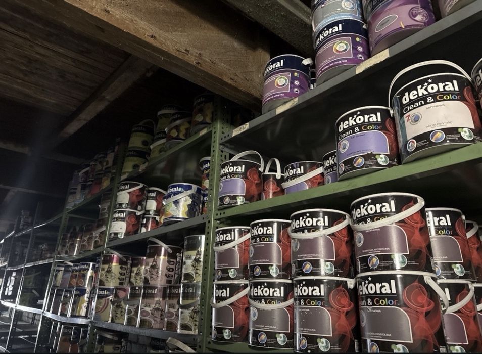 farby 2.5L dekoral Beckers 500sztuk Pakiet!