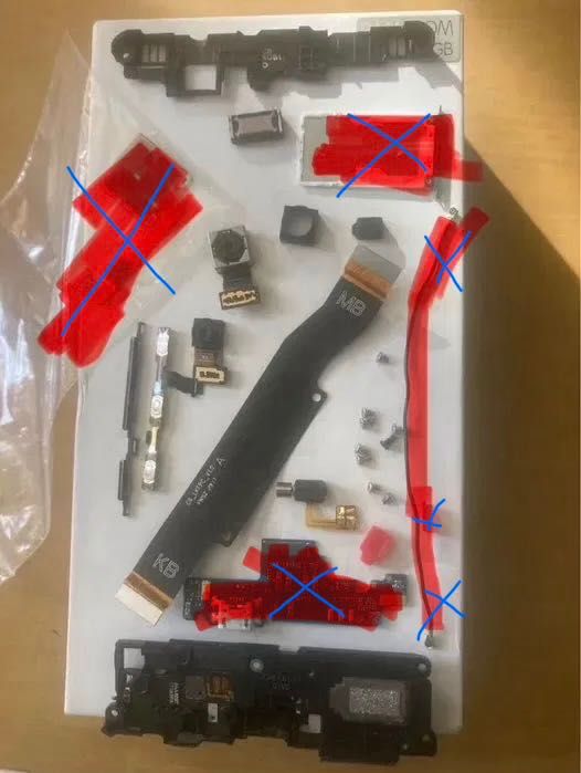 Xiaomi Redmi Note 4х, запчастини.