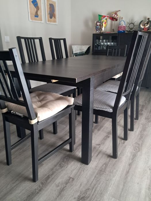 Mesa + cadeiras Ikea