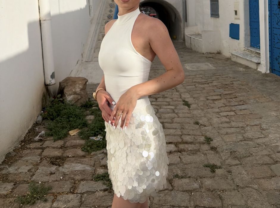 Спідниця в паєтки