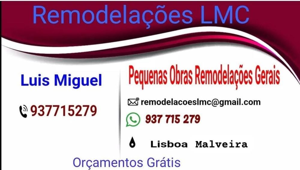 Peq Obras/Remodelações Gerais