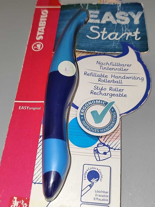 Pióro Wieczne Stabilo Easy Start Dla Leworęcznych Nowe + Gratis [4]