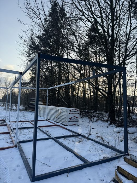 Rama pawilon kontener konstrukcja haki solidna