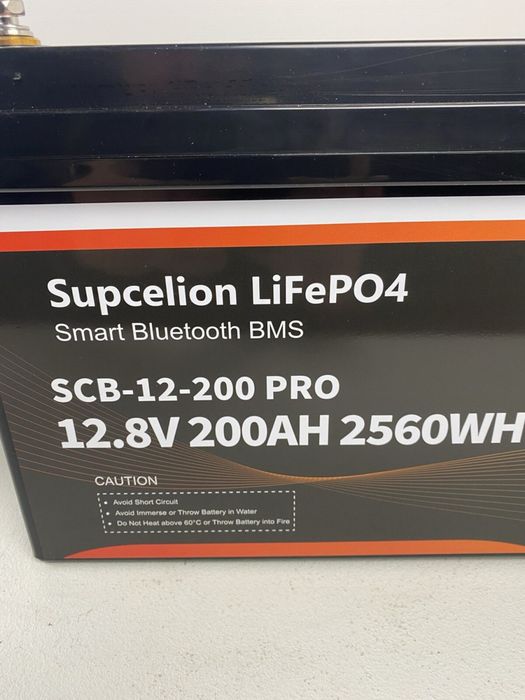 LiFePO4.  12.8V 200 AH з Bluetooth BMS