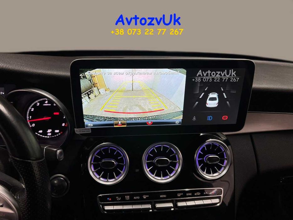 Дисплей MERCEDES BENZ w205 GPS ТВ C-Class магнітола Android 15 CarPlay