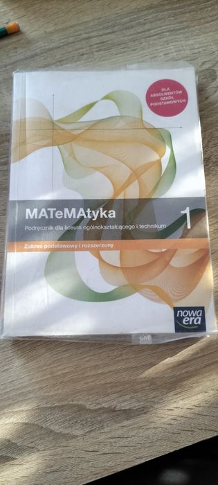 Matematyka 1, zakres rozszerzony