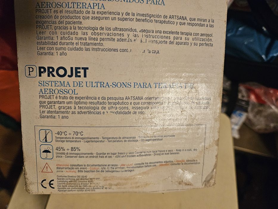 Aerosol Projet Artsana