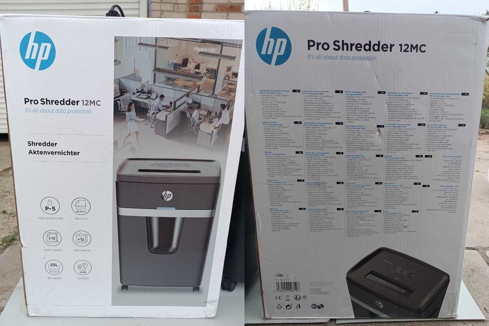 Знищувач документів HP PRO SHREDDER 12MC