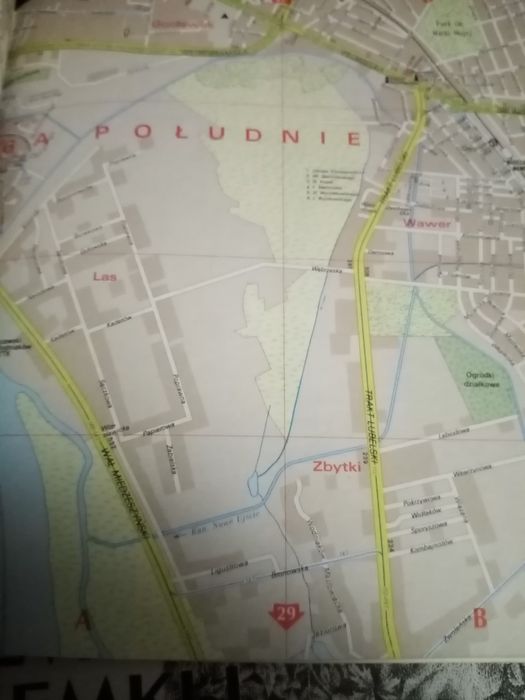 Stary.Plan miasta Warszawy z 1992r