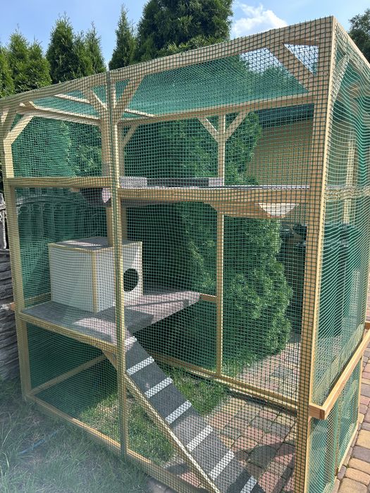 Woliera dla kota 200x200x100 piękna domek drapak