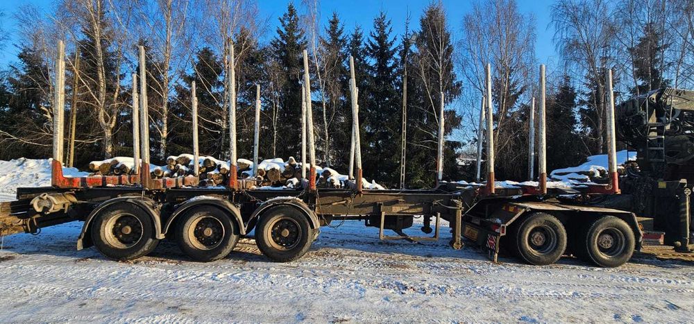 Naczepa ciężarowa do drewna SVAN  NCH39 do lasu