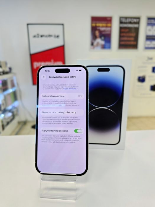 Iphone 14 Pro 1TB - Jak nowy - Gwarancja - Sklep - Srebrny