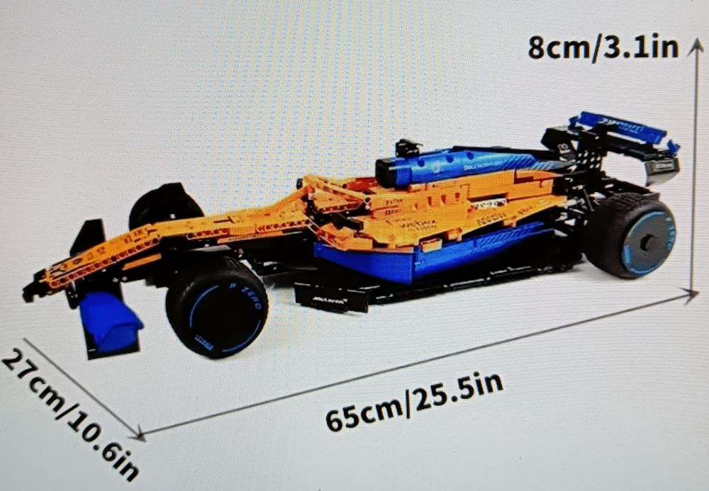 klocki 42141 mclaren 1432szt formuła 1 lepin Niezłożone
