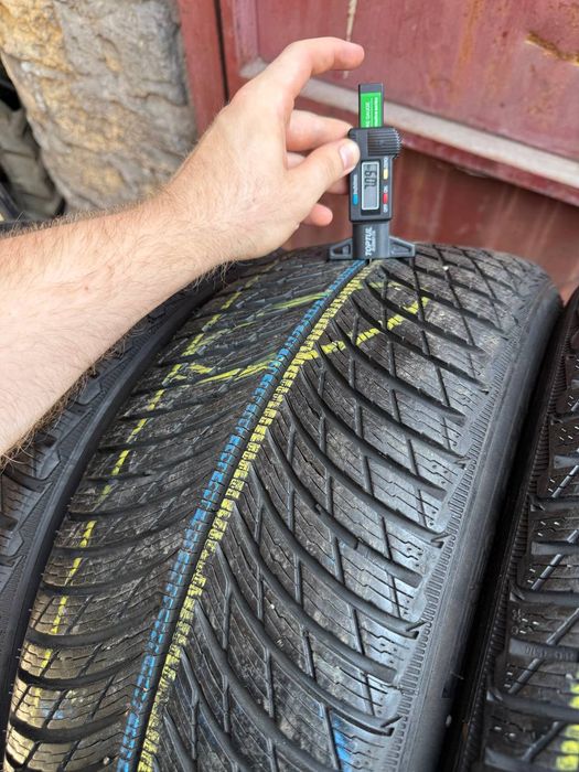 Шины БУ 215 55 R 18 Michelin Pilot Alpin 5 Зима Комплект резина