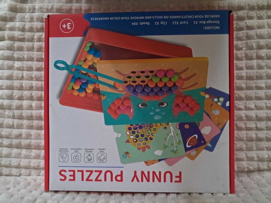 Мозаїка Пізнавальна з щипцями. Funny Puzzles (Оригінал)