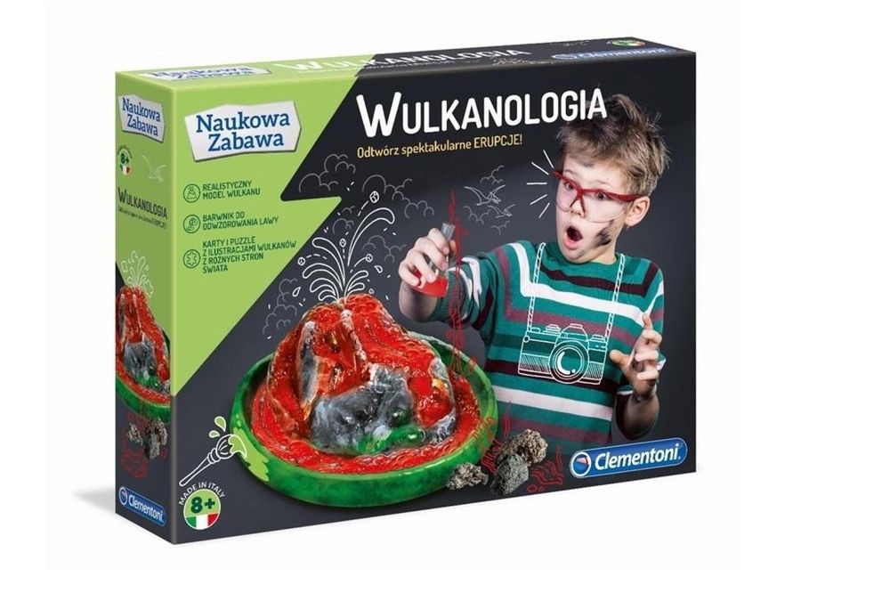 Naukowa zabawa. Wulkanologia pudełko,390x296 mm