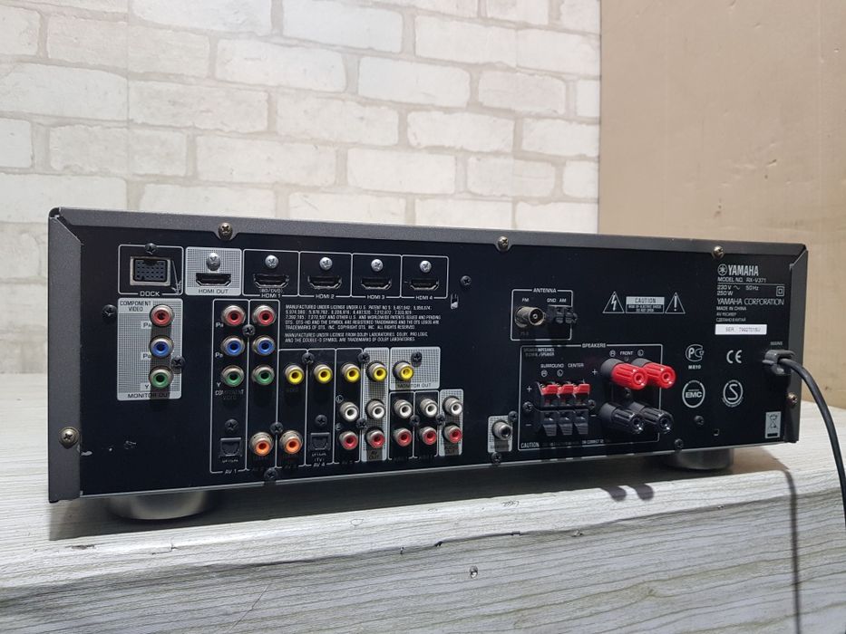 Пульт!5.1АV ресивер/підсилювач Yamaha RX-V371 HDMI 3D 5*100 Вт б/у