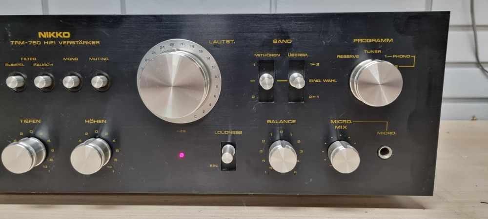 Wzmacniacz HI-FI stereo NIKKO trm-750