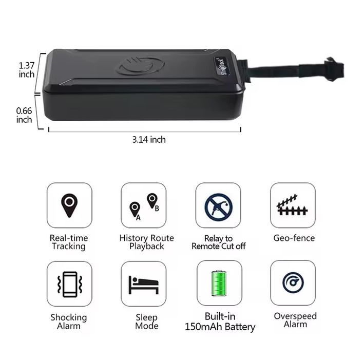 Localizador GPS com bateria interna!