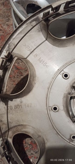 Ковпаки фольцваген 16р