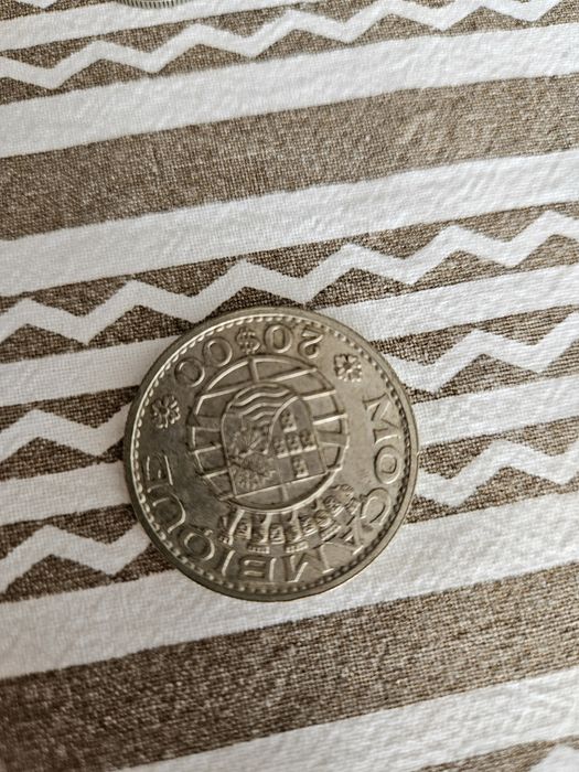 Moeda Moçambique 20 escudos 1960