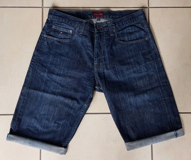 Krótkie ekstra spodenki jeansowe Tommy Hilfiger roz L/XL