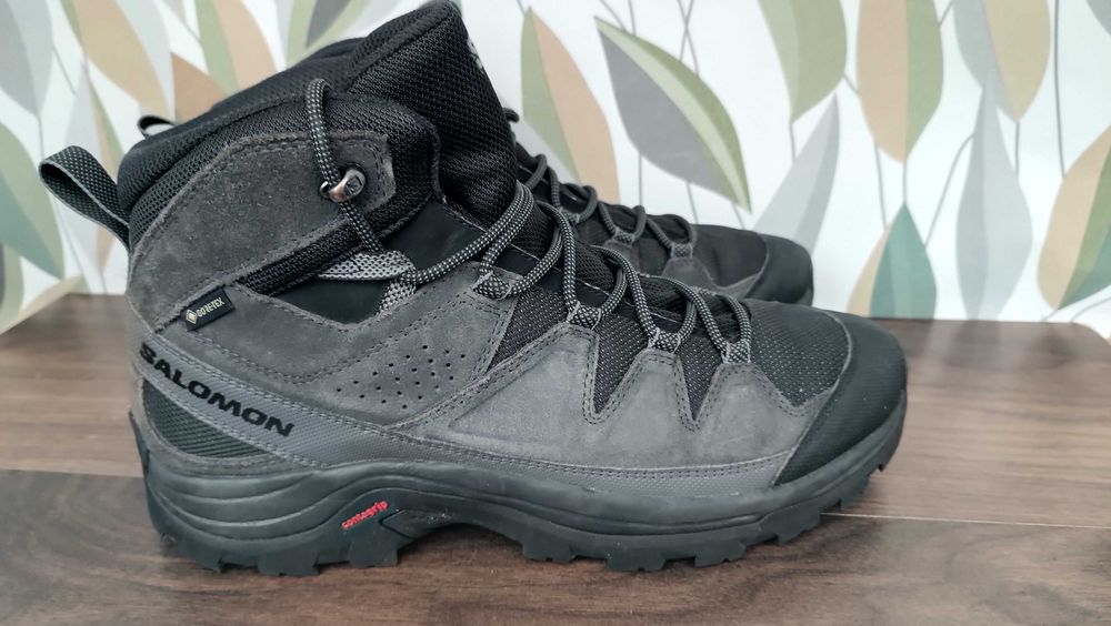 Ботинки берцы на Зиму кожа Salomon 4D Quest 44 28 см оригинал