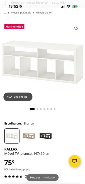 Móvel de TV Ikea