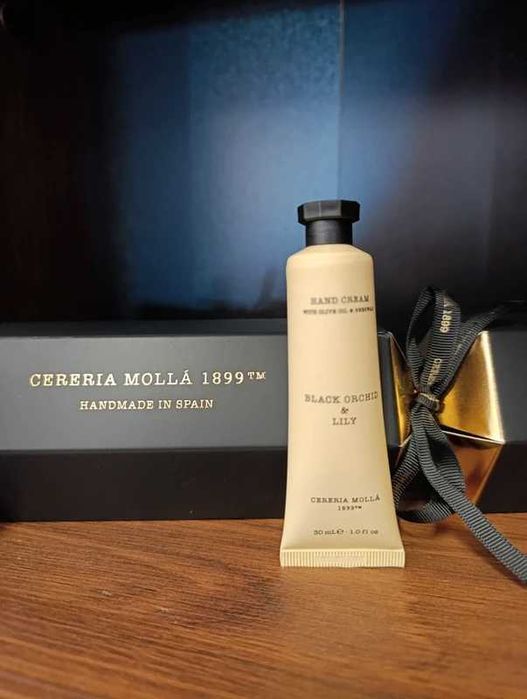 Cracker -Mini Vela e Creme de Mãos Blacks Orchid & Lily -Cereria Molla