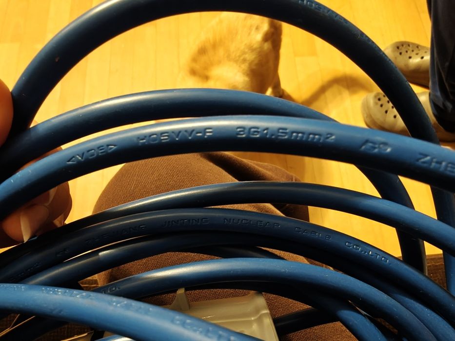 Przedłużacz elektryczny kempingowy 15m