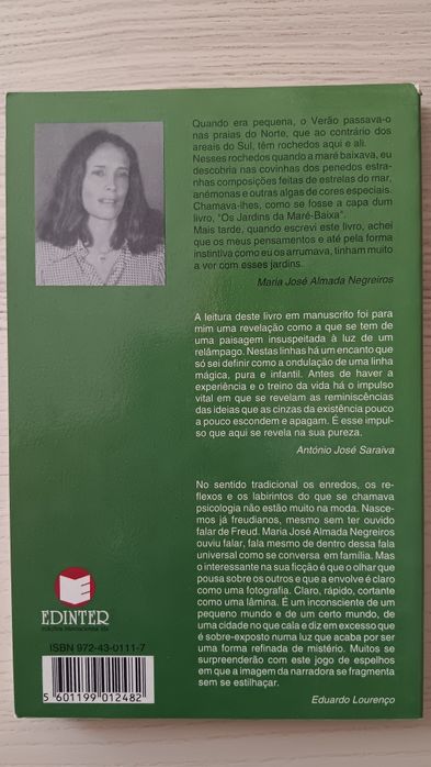 Maria José de Almda Negreiros, Jardins da Maré Baixa