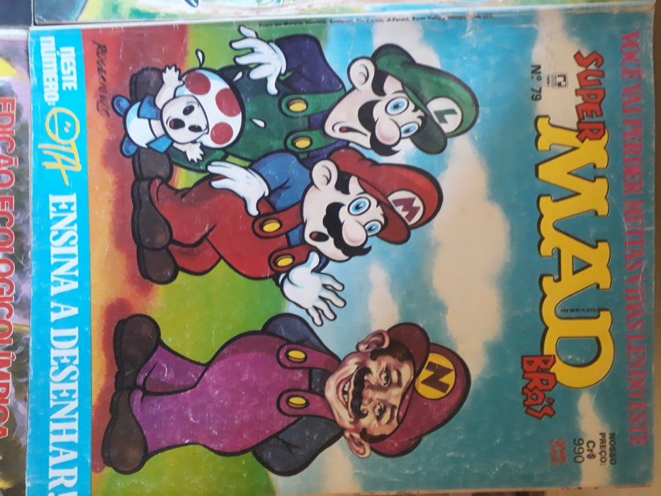 Revistas MAD IN BRAZIL de 1991 e 1992