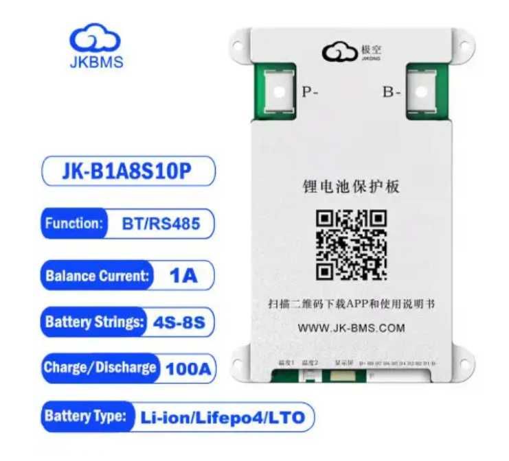smart BMS JK-B1A8S10P 4-8S 100A