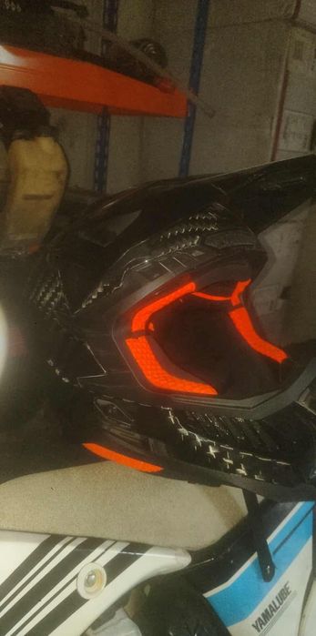 Capacete LS2 MX703 X Force Carbon + Óculos LS2 aura pro com extras
