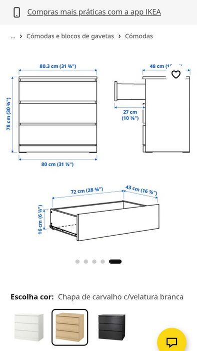 Cómoda IKEA como nova
