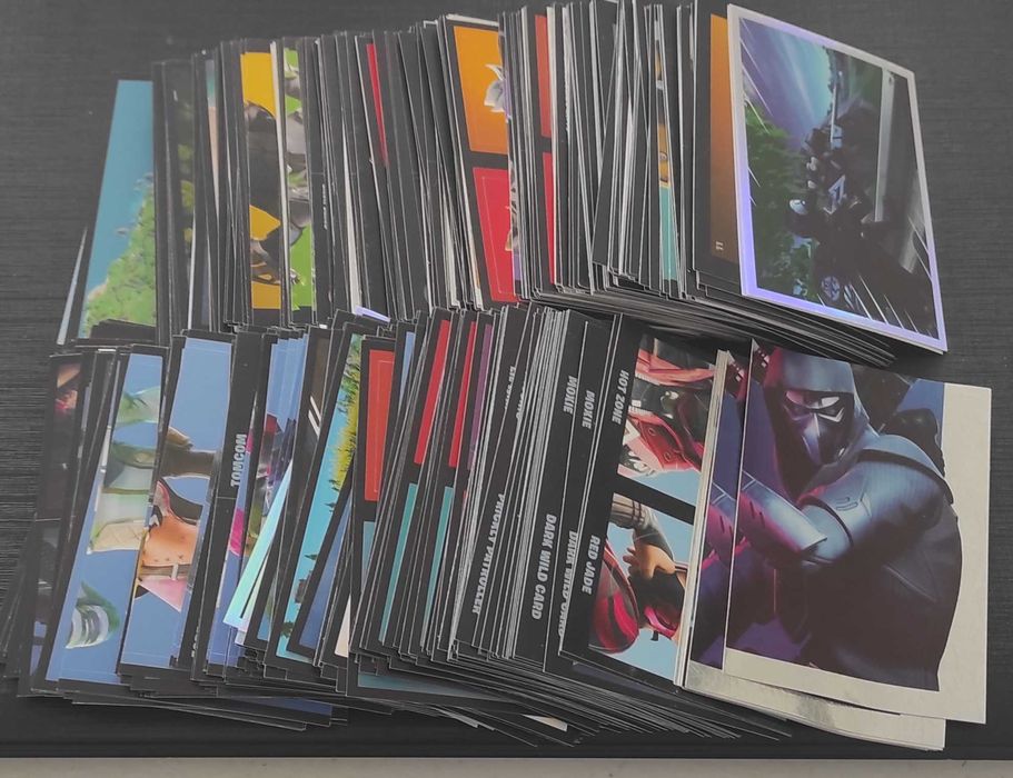 Coleção cromos Fortnite: Black frame series