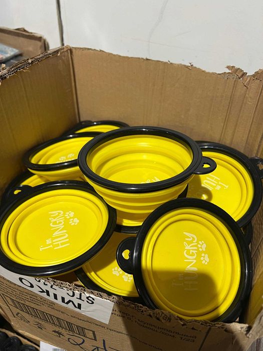 Miski składane silikonowe dla psa / duża ilość